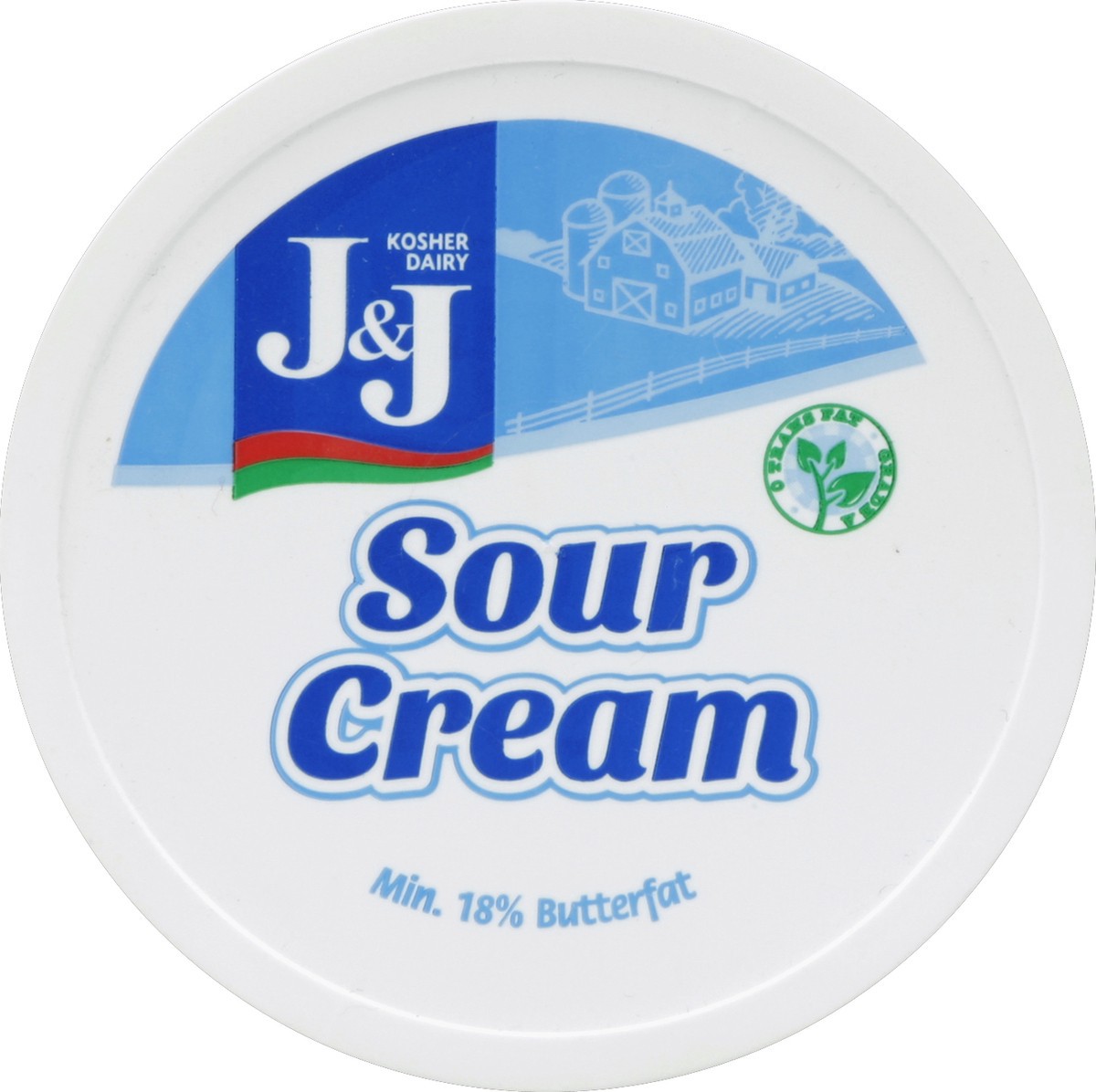 slide 2 of 3, J&J Sour Cream 16 oz, 16 oz