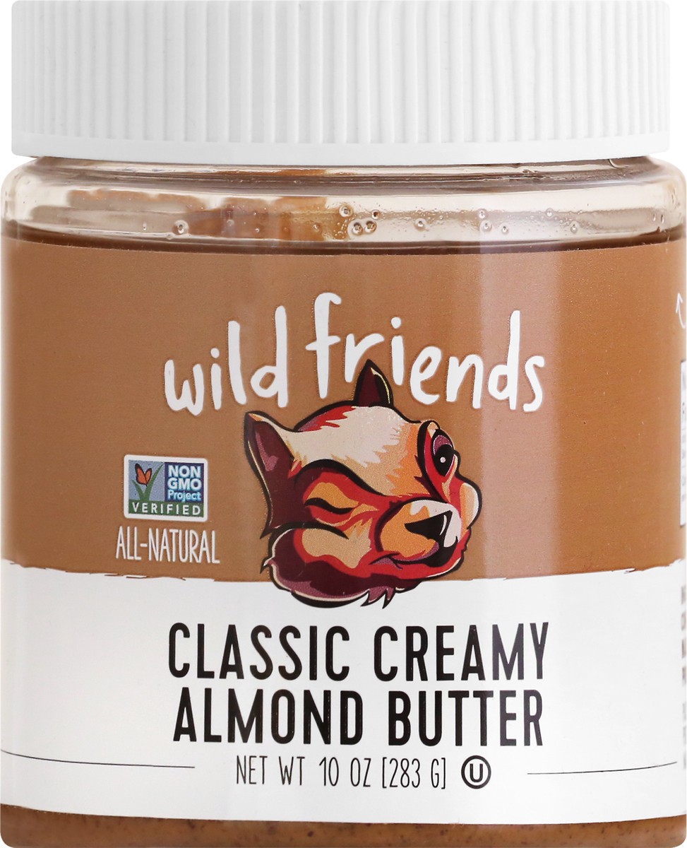 slide 1 of 9, Wild Friends Classic Creamy Almond Butter 10 oz, 10 oz