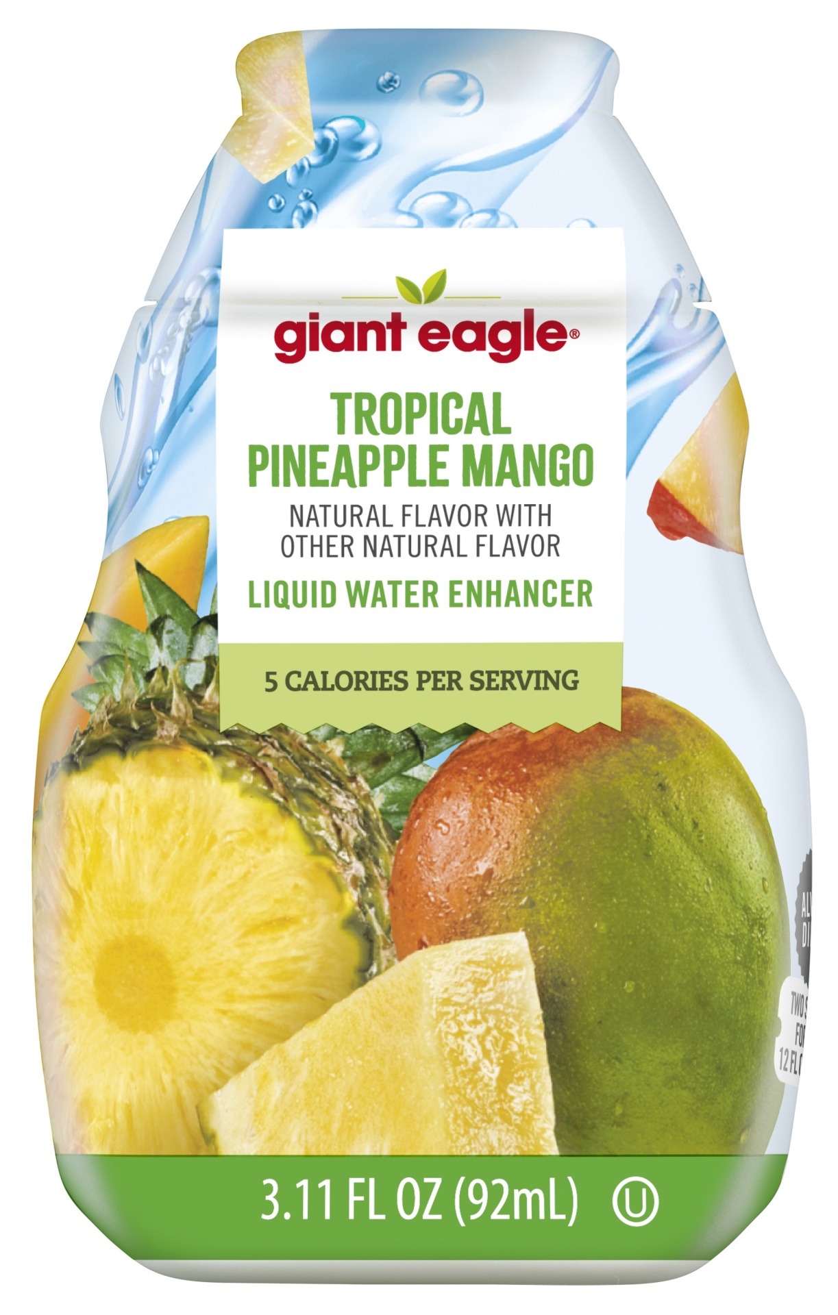 slide 1 of 1, GE Liquid Water Enhancer Tropical Pineapple Mango - 3.11 oz, 3.11 oz