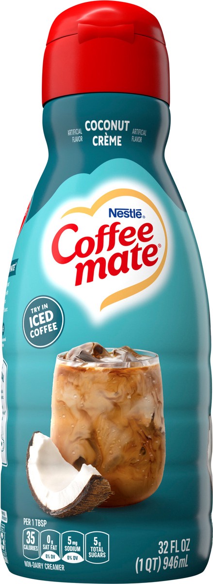 slide 2 of 7, Coffee mate Coconut Creme Liquid Coffee Creamer, 32 oz
