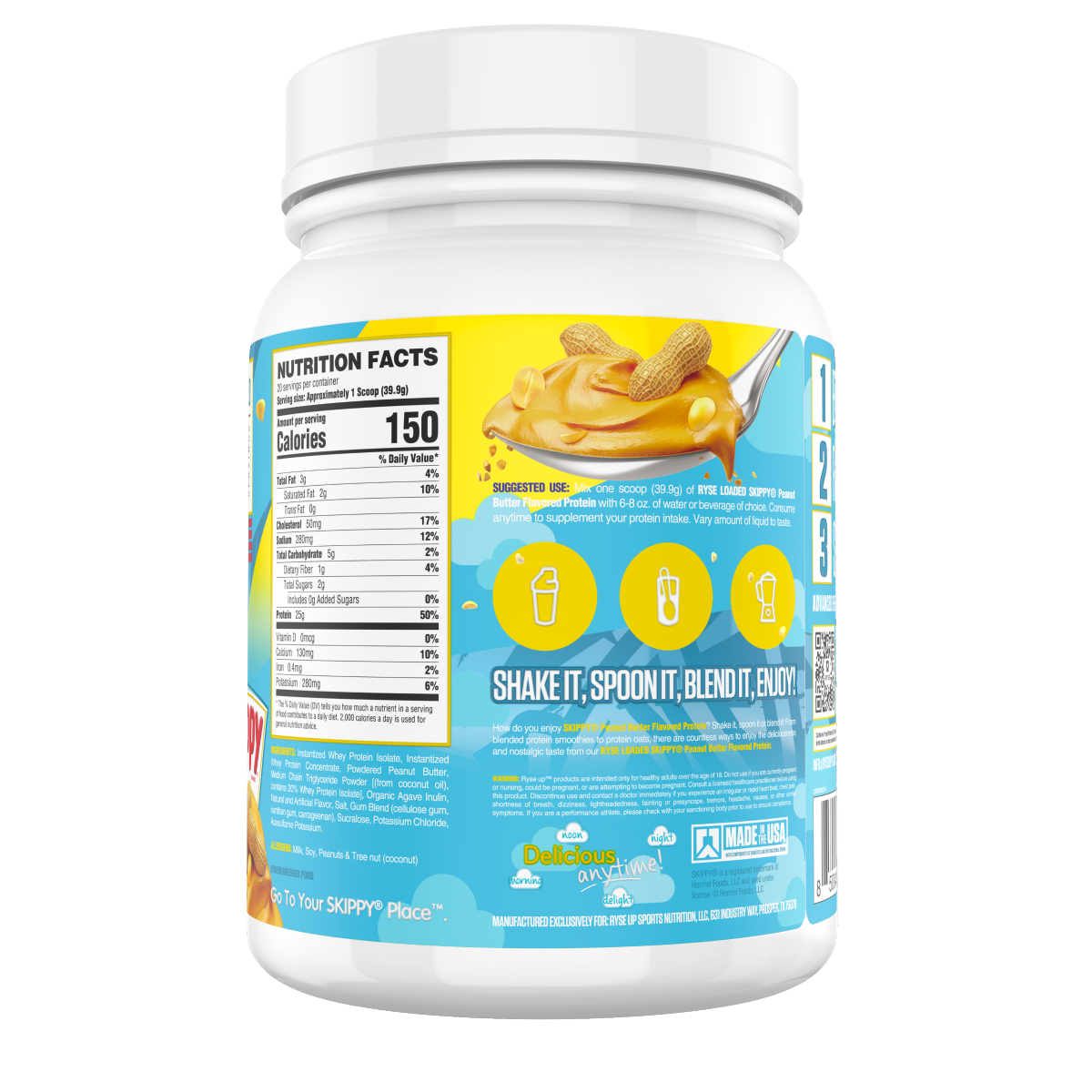 slide 5 of 13, Ryse Loaded Protein Peanut Butter Flavor Protein Drink Mix 28.15 oz, 28.15 oz