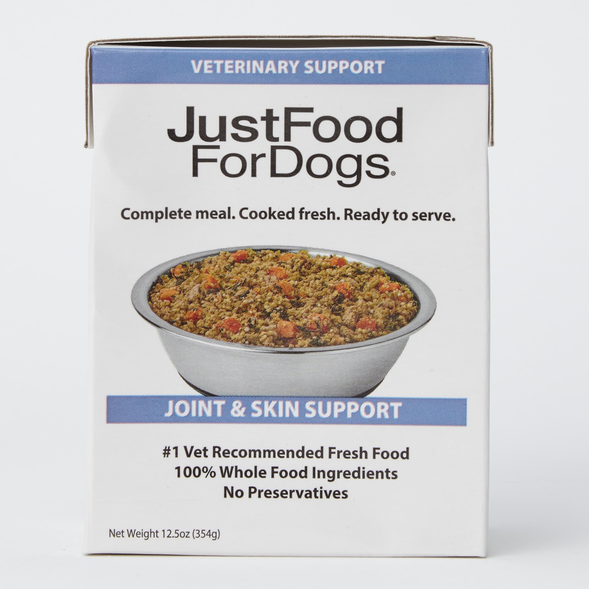 slide 1 of 1, JustFoodForDogs Pantry Fresh Joint & Skin Vet Support Frozen Dog Food, 12.5 oz