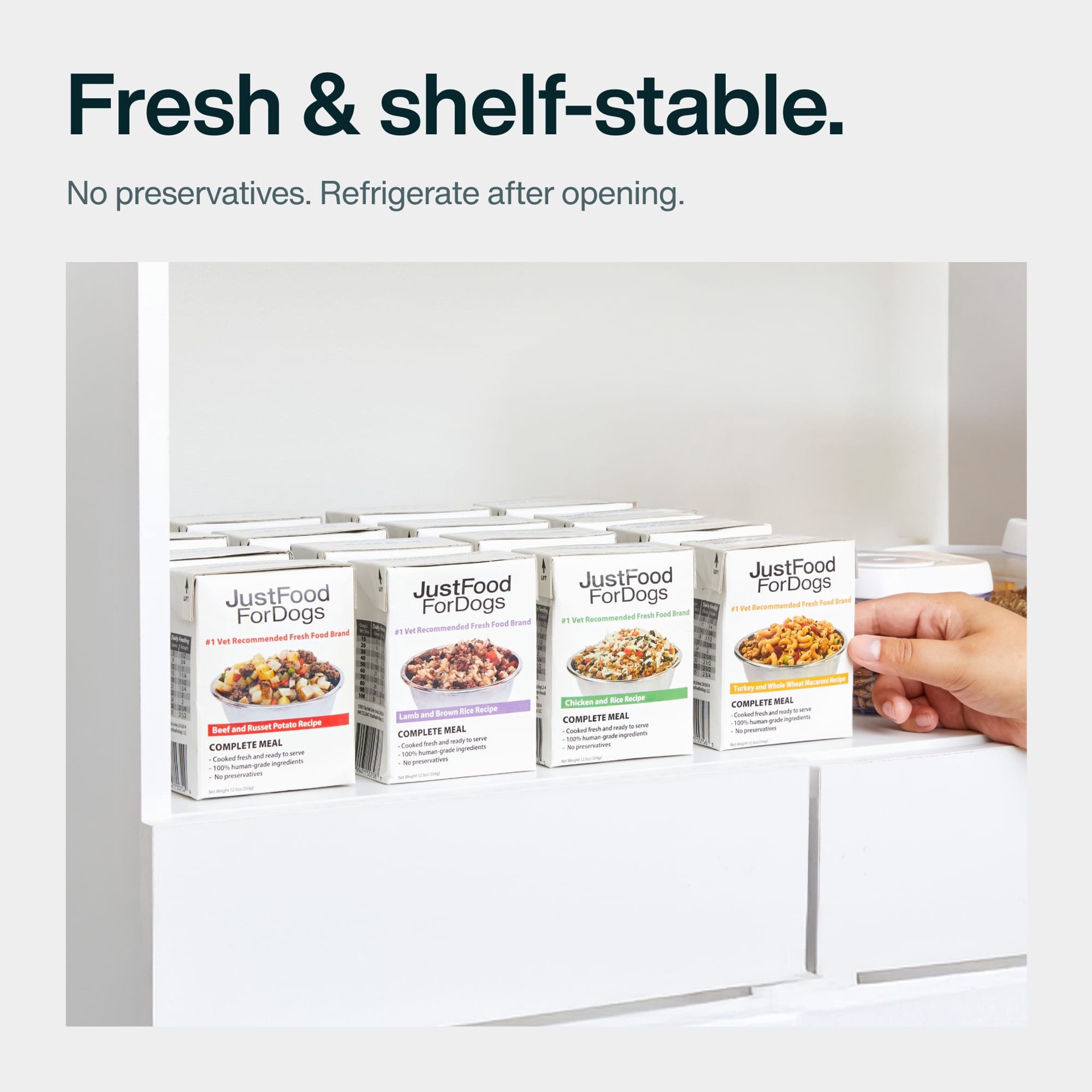 slide 1 of 1, JustFoodForDogs Pantry Fresh Joint & Skin Vet Support Frozen Dog Food, 12.5 oz