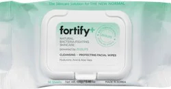 Zeolite Fortify+ Hyaluronic Acid & Aloe Vera Cleansing + Protecting Facial Wipes 30 ct
