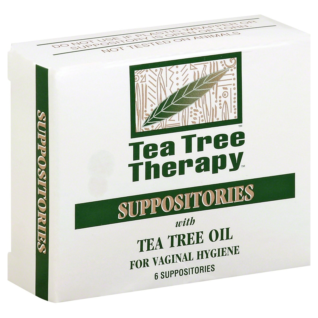slide 1 of 1, Tea Tree Therapy Suppositories, with Tea Tree Oil, 6 ct