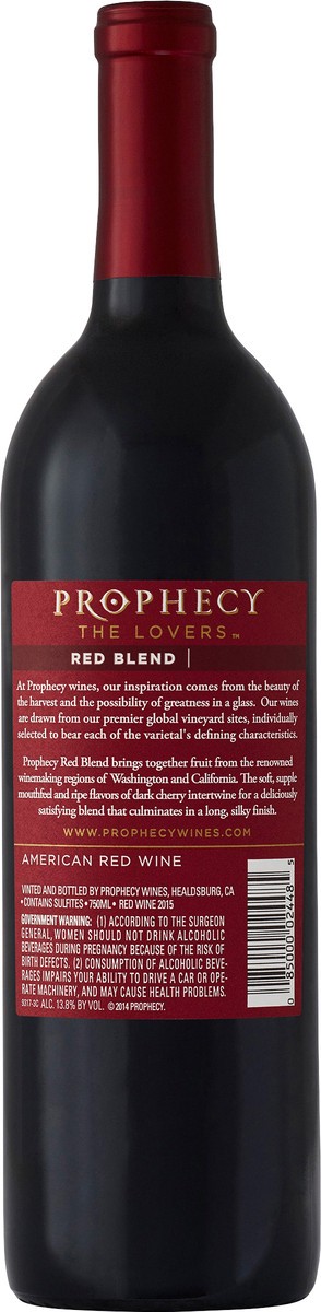 slide 2 of 3, Prophecy Wines Red Wine, 750 ml