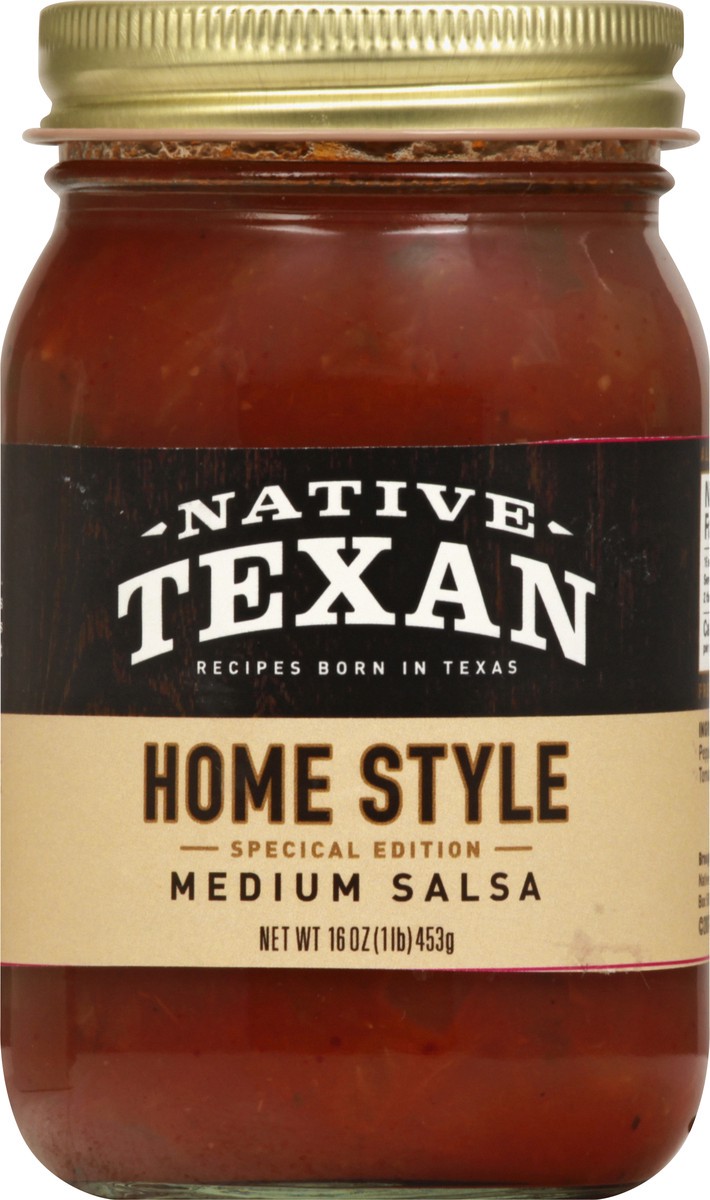 slide 2 of 13, Native Texan Medium Home Style Salsa 16 oz, 16 oz
