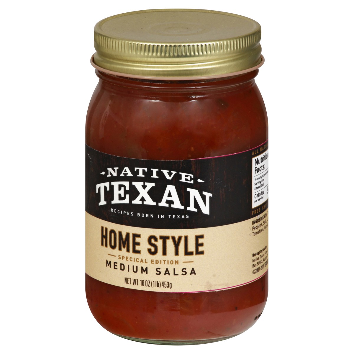 slide 3 of 13, Native Texan Medium Home Style Salsa 16 oz, 16 oz