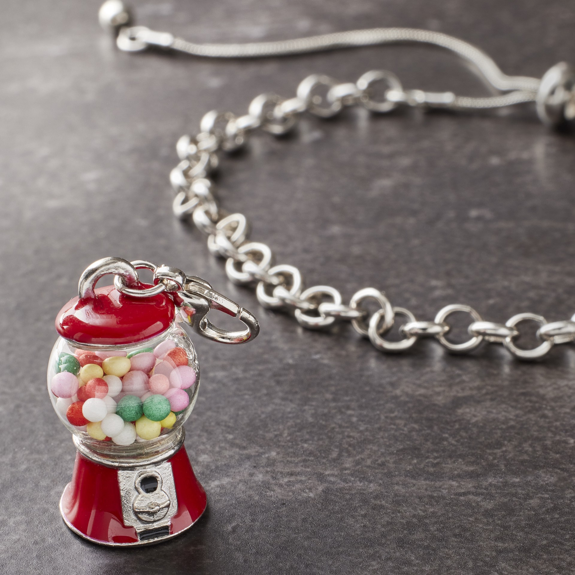 slide 2 of 2, Bubblegum Machine Charm By Bead Landing, 25 mm