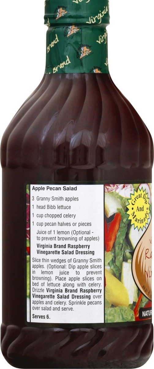 slide 13 of 13, Virginia Vidalia Onion Gluten Free Raspberry Vinegarette Dressing 33.81 oz, 33.81 oz