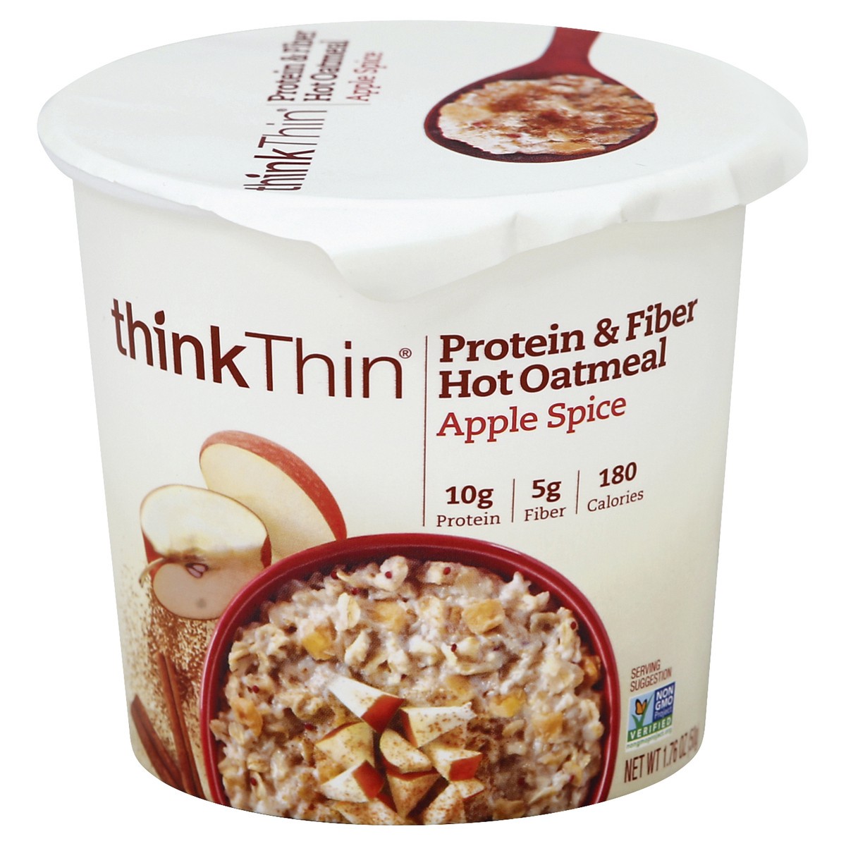 slide 3 of 4, thinkThin Oatmeal 1.76 oz, 1.76 oz