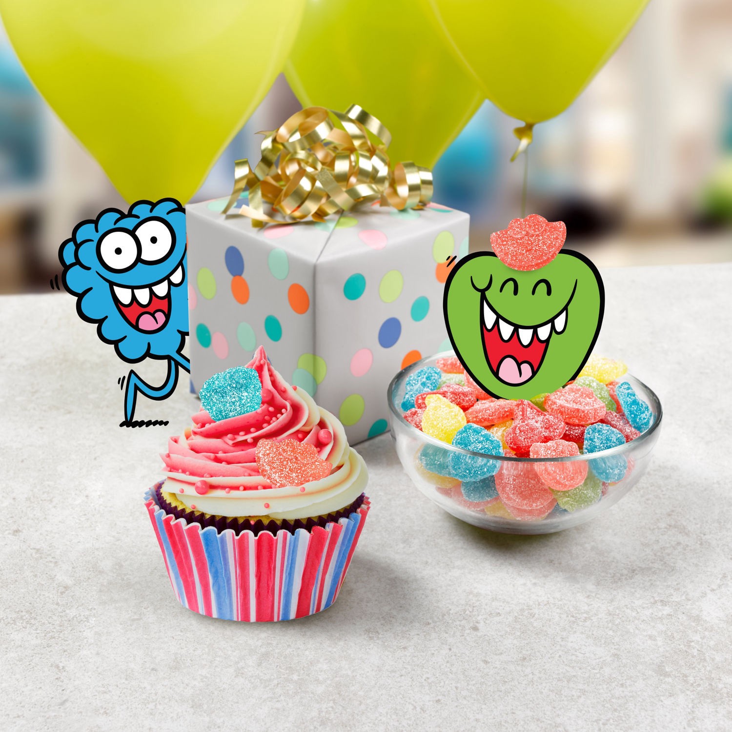 slide 2 of 5, JOLLY RANCHER Sours Assorted Fruit Flavored Gummies Candy, 5 lbs, Bulk Bag, 80 oz