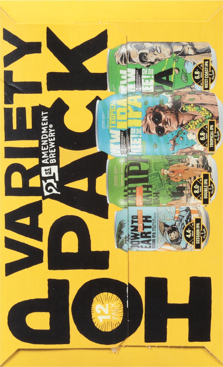 slide 9 of 9, 21St Amendment Brewery Beer, Hop, Variety Pack, 12 ct; 12 oz