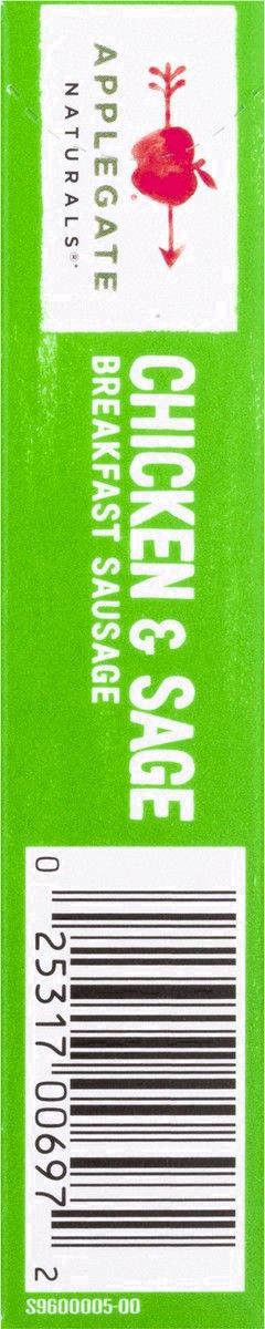 slide 26 of 39, Applegate Farms Applegate Naturals Chicken & Sage Breakfast Sausages - Frozen - 7oz/10ct, 10 ea