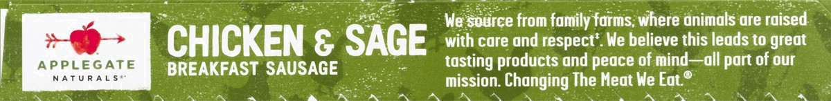 slide 23 of 39, Applegate Farms Applegate Naturals Chicken & Sage Breakfast Sausages - Frozen - 7oz/10ct, 10 ea
