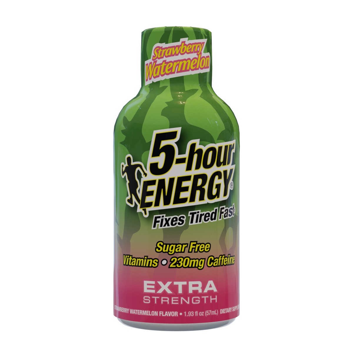 slide 1 of 7, 5-hour ENERGY, Extra Strength, Strawberry Watermelon, Shot, 1.93 oz., 1.93 fl oz