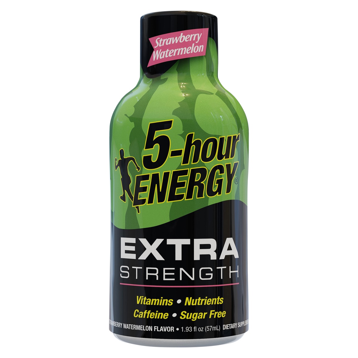 slide 1 of 8, 5-hour ENERGY Shot, Extra Strength, Strawberry Watermelon, 1.93 fl oz