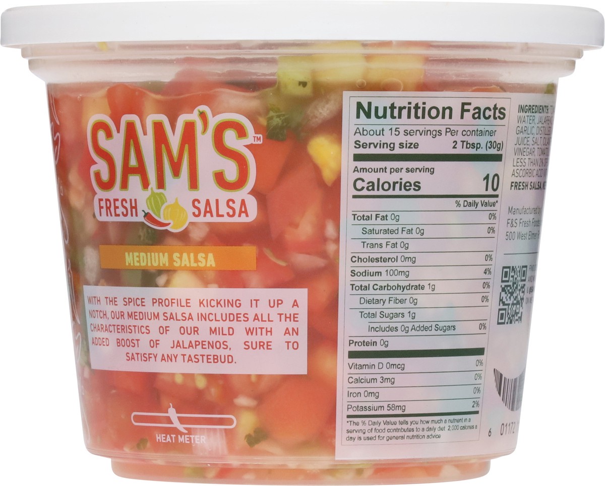 slide 11 of 13, Sam's Fresh Salsa Medium Salsa 16 oz, 16 oz