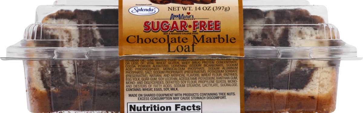 slide 2 of 9, Ann Marie's Loaf, Sugar-Free, Chocolate Marble, Sliced, 14 oz