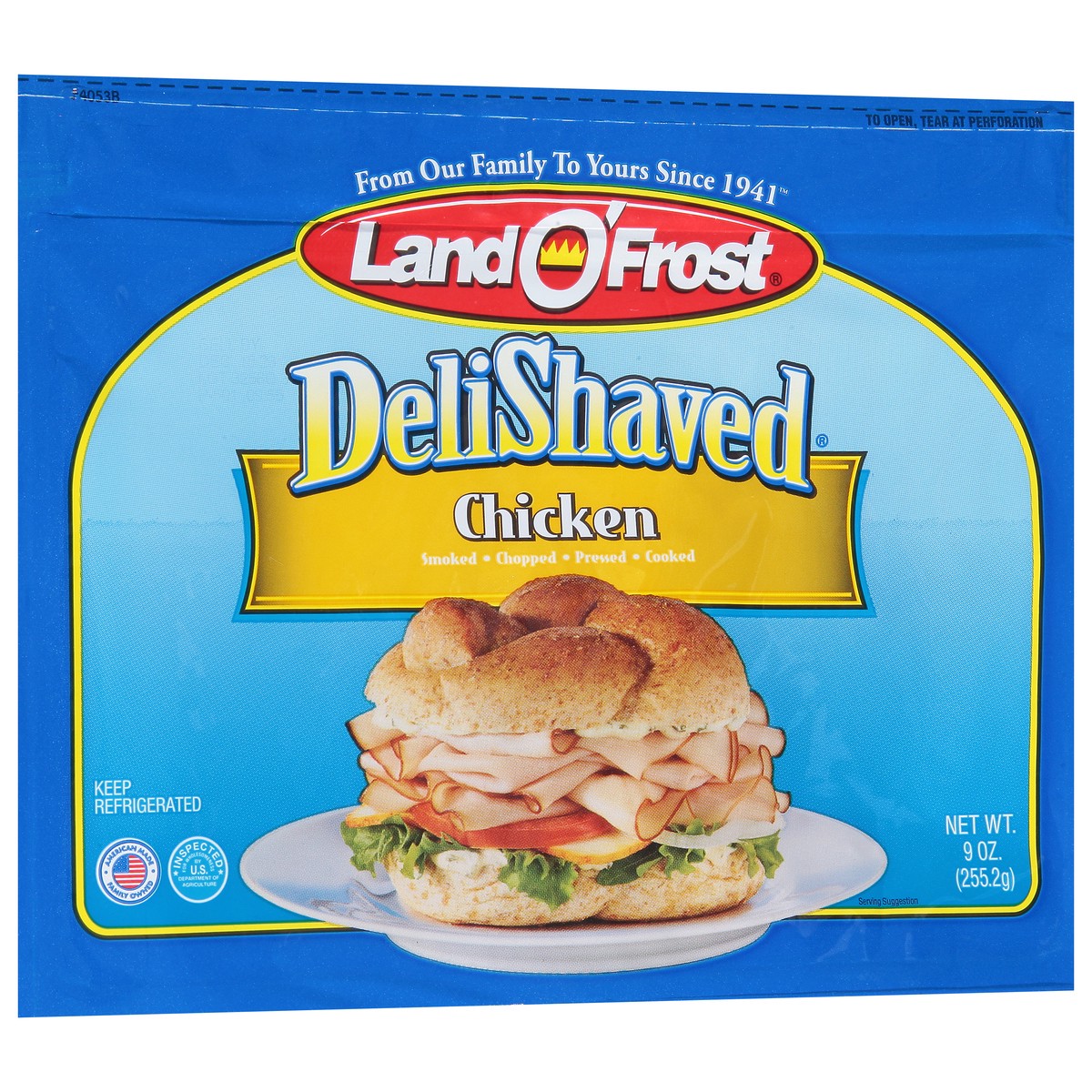 slide 2 of 9, Land O' Frost DeliShaved Chicken 9 oz, 9 oz