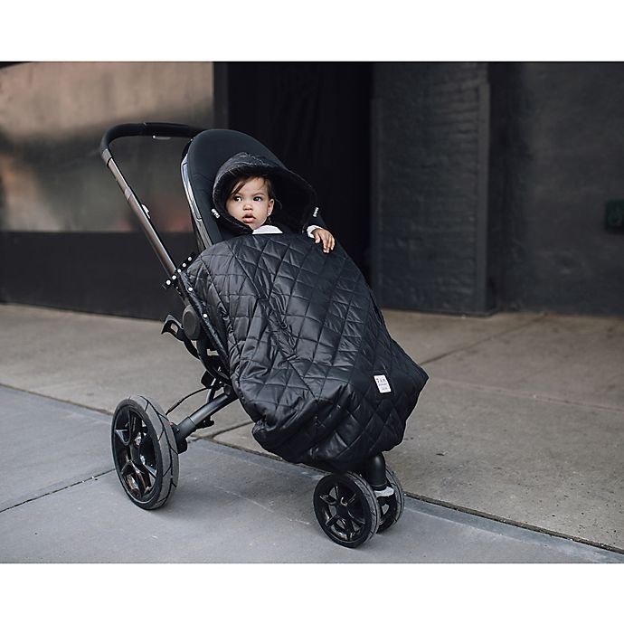 slide 5 of 9, 7AM Enfant K-Poncho 3-in-1 Baby Carrier Cover & Stroller Blanket with Plush Lining - Black, 1 ct