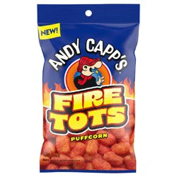 Andy Capp''s Puffcorn Fire Tots Corn Snack 1.5 oz