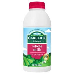 Garelick Farms Whole Milk, 1 pint