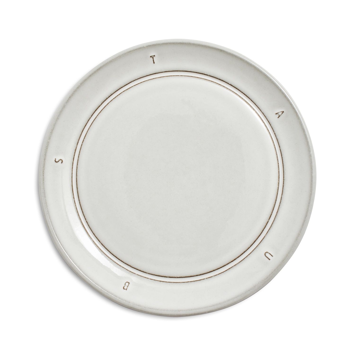 slide 1 of 1, STAUB Boussole Appetizer Plate, White, 1 ct