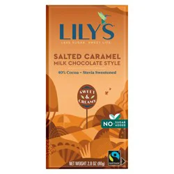 Lily's 40% Salted Caramel Chocolate Bar, 2.8 oz
