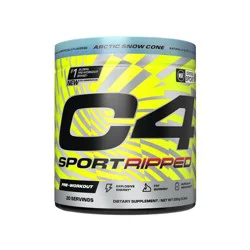 C4 Sport Ripped Arctic Snow Cone Pre-Workout 9.9 oz