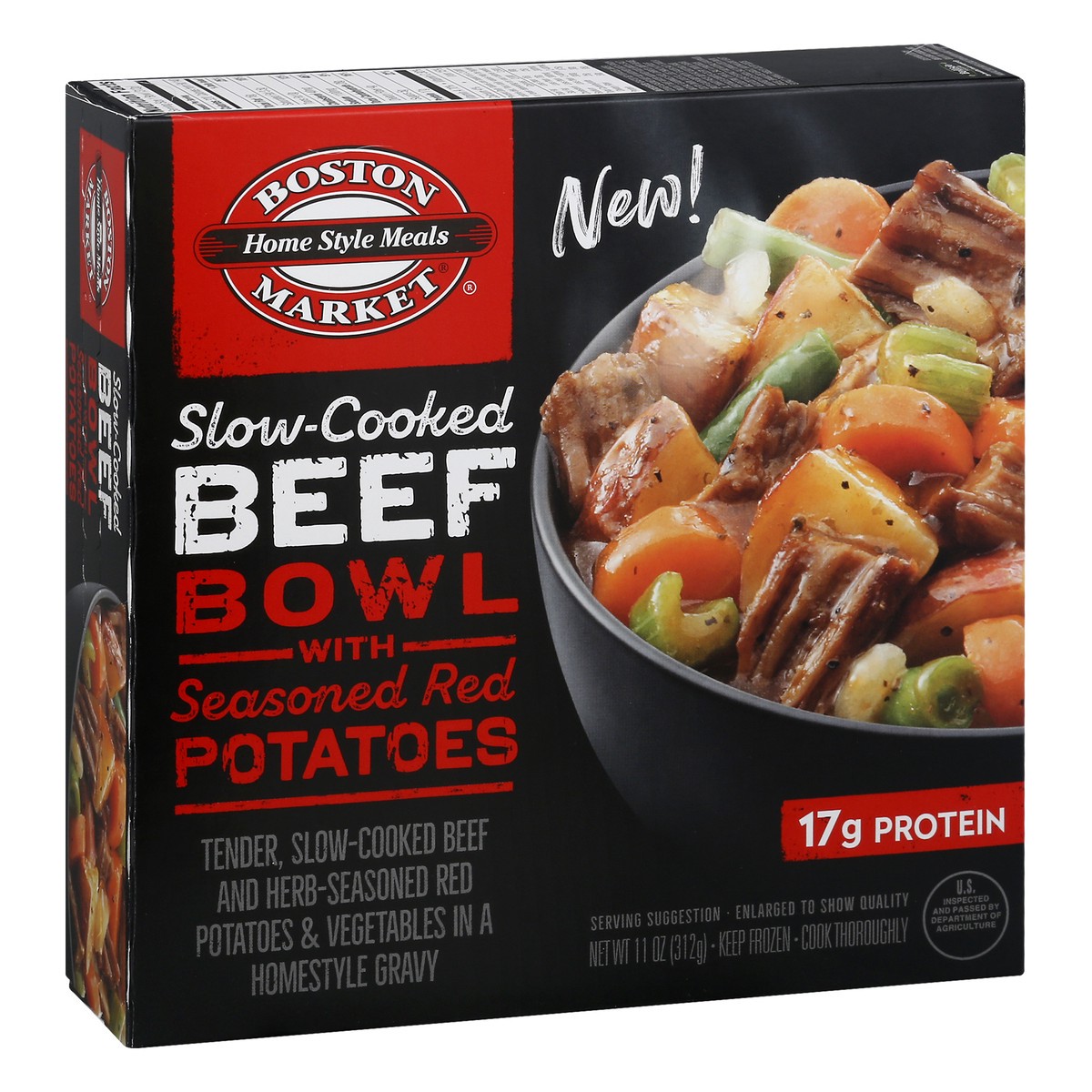 slide 8 of 11, Boston Market Slow Cooked Beef Bowl 11.0 Oz. (Frozen), 11 oz