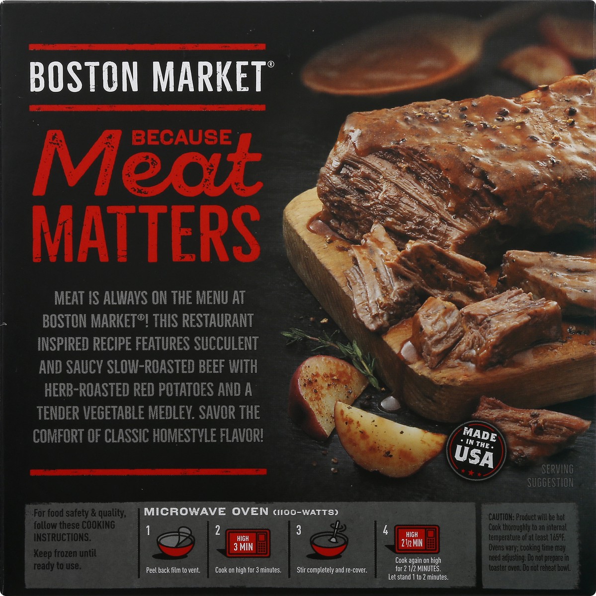 slide 10 of 11, Boston Market Slow Cooked Beef Bowl 11.0 Oz. (Frozen), 11 oz