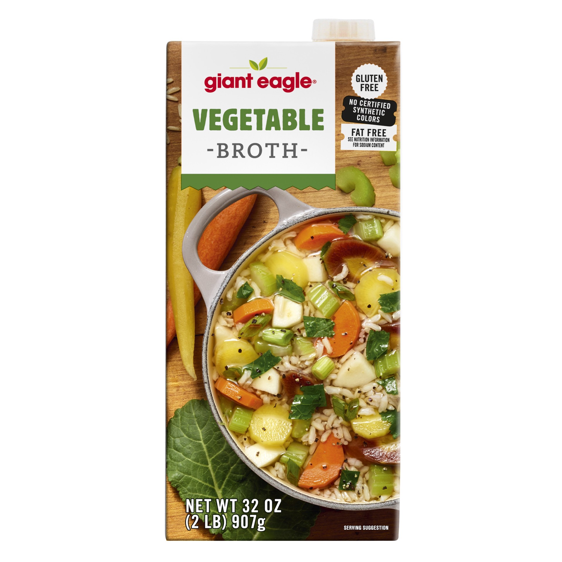 slide 1 of 1, Ge Vegetable Broth, 32 oz