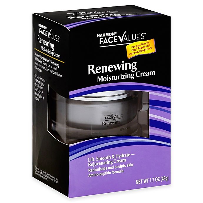 slide 1 of 1, Harmon Face Values Renew Moisturizing Cream, 1.7 oz