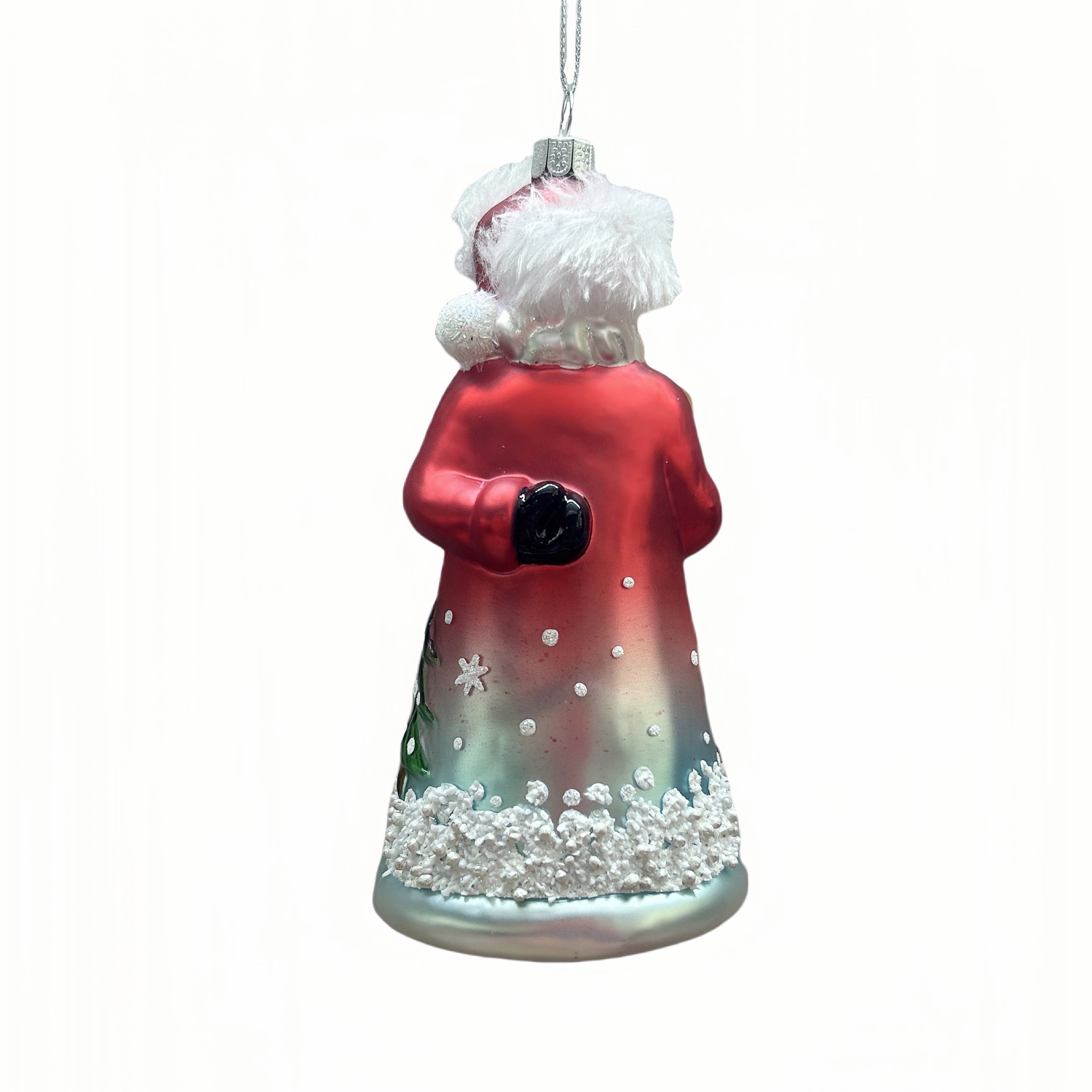 slide 2 of 2, 5.25" Decorative Robe Santa Glass Ornament By Ashland, 5.25 in