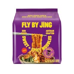Fly By Jing, Sweet & Spicy Noodels Multi Pack, 16.24 OZ