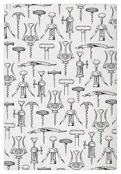 Mei En Print Kitchen Towel - Corkscrews
