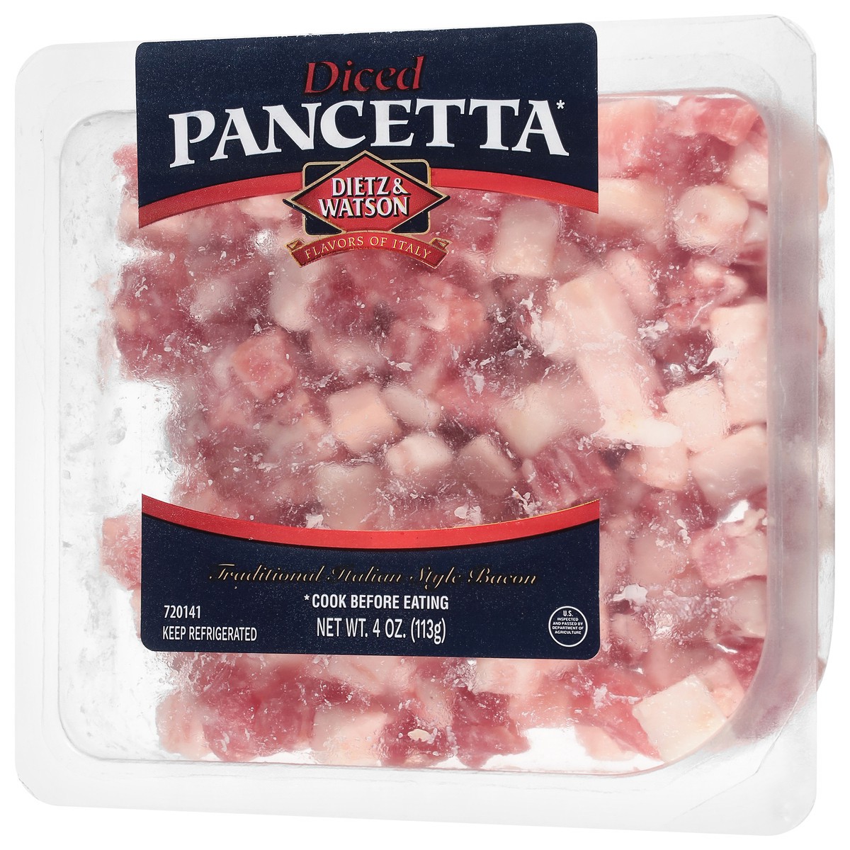 slide 2 of 4, Dietz & Watson Diced Pancetta 4 oz, 1 ct
