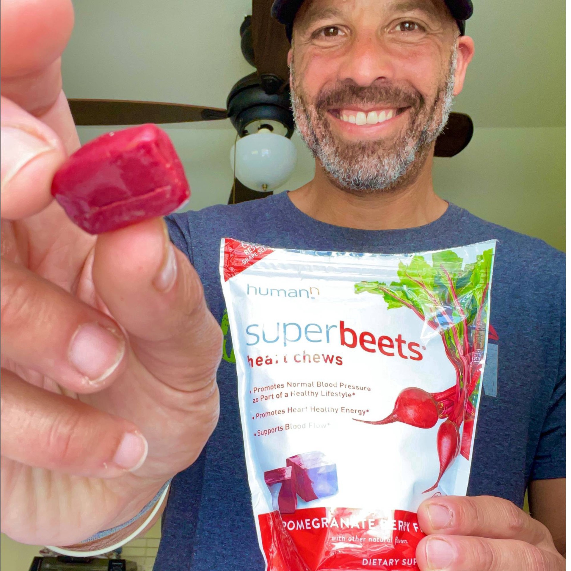 slide 35 of 42, SuperBeets Superbeets Pomegranate Berry Flavor Heart Chews 60 Chews, 1 ct