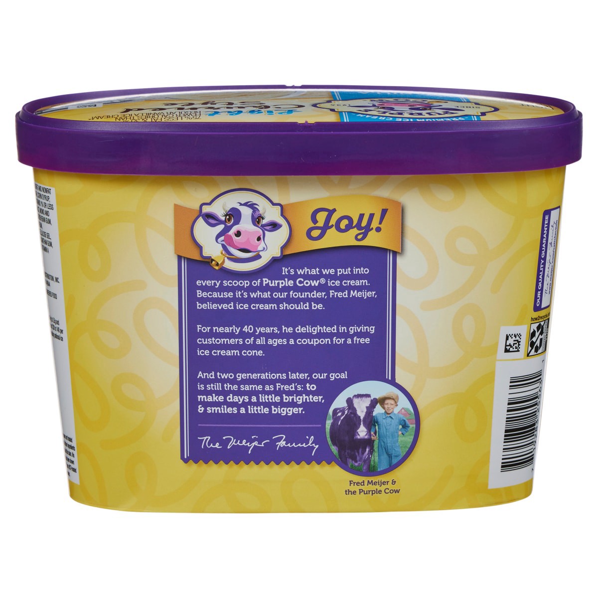 slide 21 of 25, Purple Cow Lightly Churned Vanilla Ice Cream, 1.5 qt