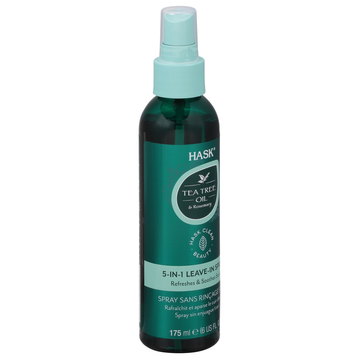 slide 2 of 10, Hask Tea Tree Oil & Rosemary 5-In-1 Leave-In Spray, 6 oz