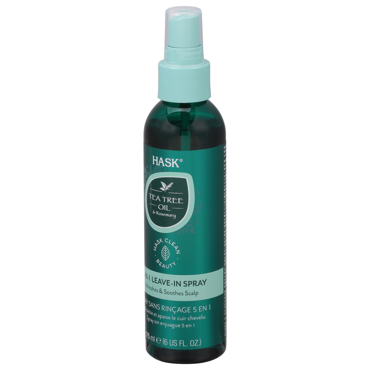 slide 3 of 10, Hask Tea Tree Oil & Rosemary 5-In-1 Leave-In Spray, 6 oz