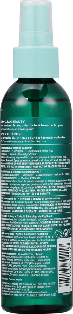 slide 9 of 10, Hask Tea Tree Oil & Rosemary 5-In-1 Leave-In Spray, 6 oz