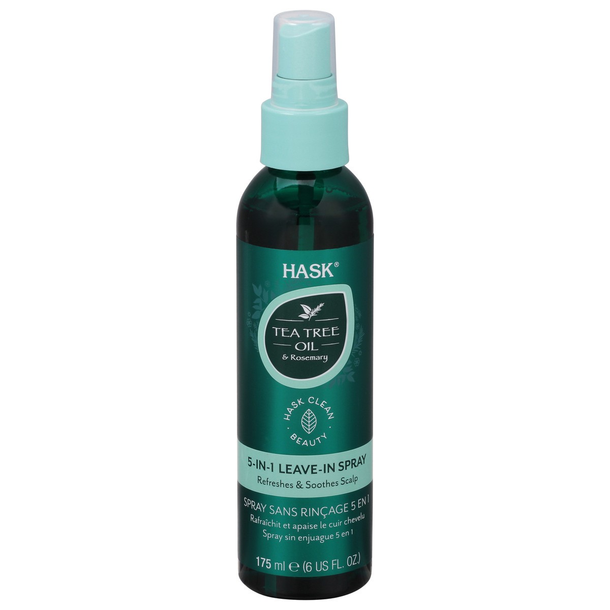 slide 10 of 10, Hask Tea Tree Oil & Rosemary 5-In-1 Leave-In Spray, 6 oz