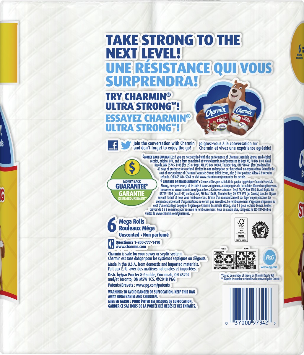 slide 4 of 5, Charmin Ess Strong Mega Rolls, 6 ct