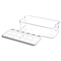 slide 5 of 13, Interdesign Clear Crisp Egg Bin, 1 ct