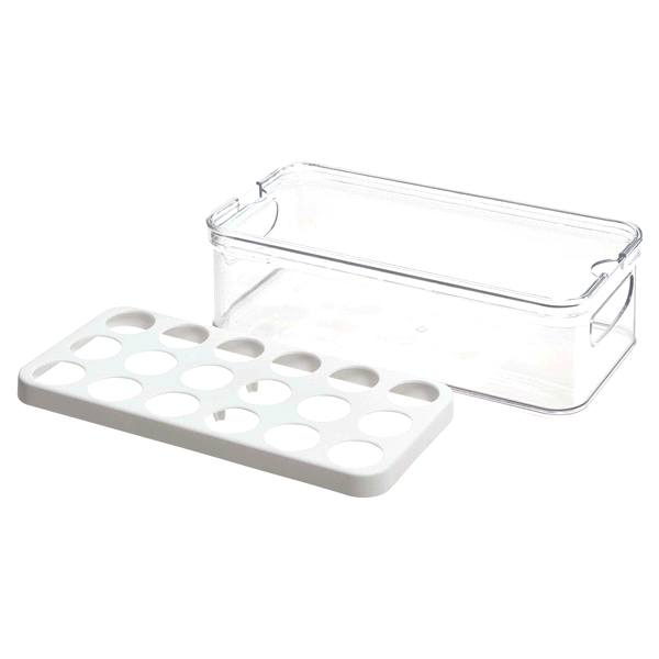 slide 10 of 13, Interdesign Clear Crisp Egg Bin, 1 ct