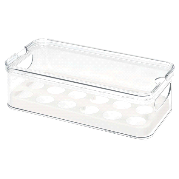 slide 11 of 13, Interdesign Clear Crisp Egg Bin, 1 ct