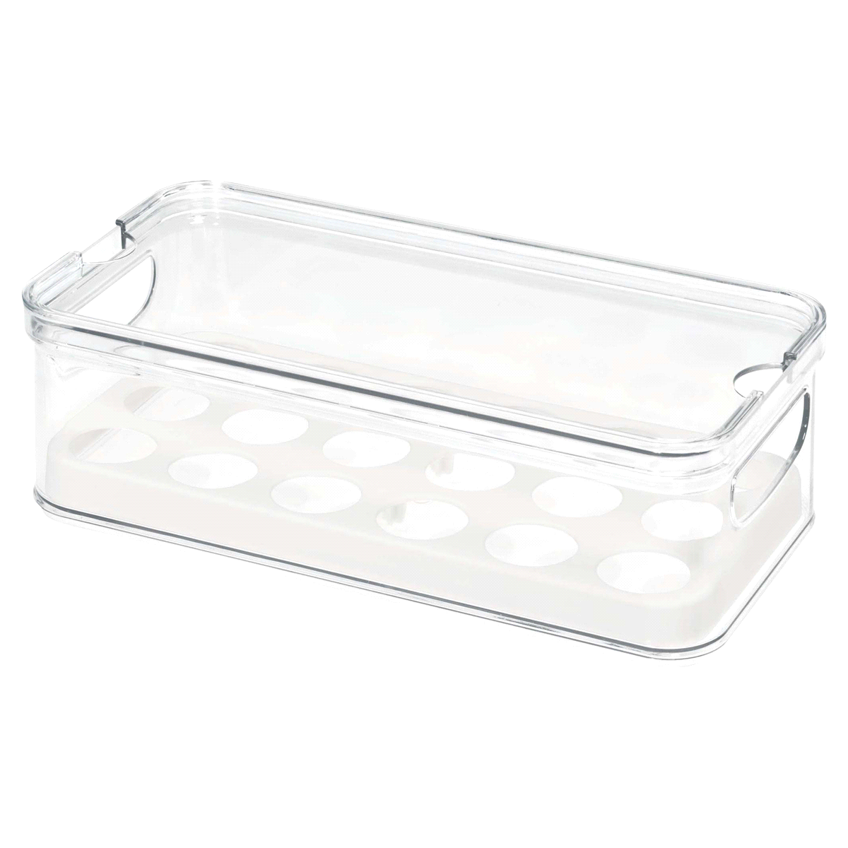 slide 3 of 13, Interdesign Clear Crisp Egg Bin, 1 ct