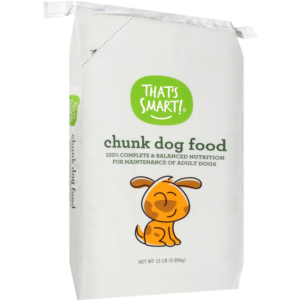 slide 5 of 13, That's Smart! 100% Complete & Balanced Nutrition For Maintenance Of Adult Dogs Chunk Dog Food, 13 lb